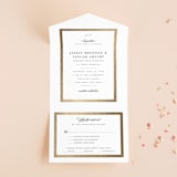 "Lasting love" - Savvy Wedding Invitations in Snow by Stacey Meacham - Open