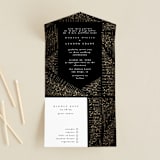 "hand drawn frame" - Savvy Wedding Invitations in Onyx by Phrosné Barwood - Open