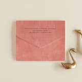 "Birds of Paradise" - Savvy Wedding Invitations in Coral by Julie Hebert - Closed