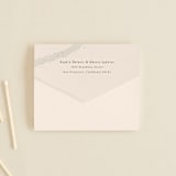 "Stefana" - Savvy Wedding Invitations in Linen by Maria Hilas-Louie - Closed