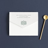 "Celtic Love Knot" - Savvy Wedding Invitations in Clover by Kerry Doyle - Closed