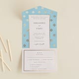 "Shraddha" - Savvy Wedding Invitations in Celestial by Deynaaz Daraei - Open