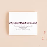 "Amber Palace" - Savvy Wedding Invitations in Garnet by Chris Griffith - FREE Recipient Addressing