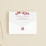 "Garden Vines" - Savvy Wedding Invitations in Ruby by Yaling Hou Suzuki - Closed