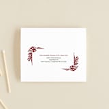 "Fiery" - Savvy Wedding Invitations in Ruby by Ghia Designs - FREE Recipient Addressing