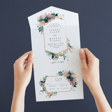 "Pretty Wildflowers" - Savvy Wedding Invitations in Garden by Lori Wemple - Foil Interior