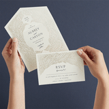 "Royalty" - Savvy Wedding Invitations in Cream by Jen Owens - Animated View