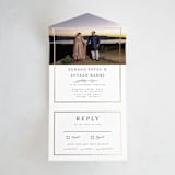 "Gilded Frame" - Savvy Wedding Invitations in Pearl by Nicole Walsh - Open