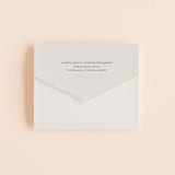 "Natural Monogram" - Savvy Wedding Invitations in Porcelain by Jennifer Postorino - Closed
