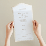 "glitter arch" - Savvy Wedding Invitations in Champagne by Design Lotus - Foil Interior