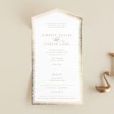 "glitter arch" - Savvy Wedding Invitations in Champagne by Design Lotus - Open