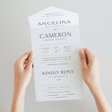 "Sophisticate" - Savvy Wedding Invitations in Silk by Kelly Schmidt - Foil Interior