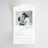"The Wedding" - Savvy Wedding Invitations in Marshmallow by Kaydi Bishop - Open