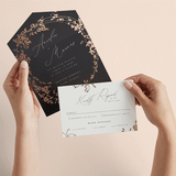 "Bliss" - Savvy Wedding Invitations in Cocoa by Leah Bisch - Animated View