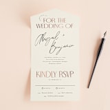 "Together" - Savvy Wedding Invitations in Cream Puff by Pixel and Hank - Open