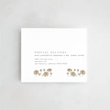 "Nouveau flowers" - Savvy Wedding Invitations in Onyx by Ana de Sousa - FREE Recipient Addressing