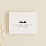"Vista" - Savvy Wedding Invitations in Fallen Snow by Robin Ott - FREE Recipient Addressing