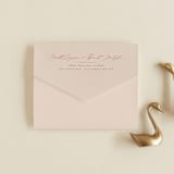 "Romantic Frame" - Savvy Wedding Invitations in Peony by Wildfield Paper Co - Closed