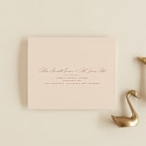 "Romantic Frame" - Savvy Wedding Invitations in Peony by Wildfield Paper Co - FREE Recipient Addressing