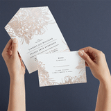 "Sketched Bouquet" - Savvy Wedding Invitations in Petal by Phrosné Barwood - Animated View