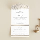 "Sparkle + Shine" - Savvy Wedding Invitations in Snow by Kristie Kern - Open