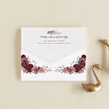 "Verdigris" - Savvy Wedding Invitations in Rose by Susan Moyal - Closed