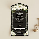 "Garden Blooms" - Savvy Wedding Invitations in Ivory by Susan Moyal - Open