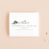 "Framed in Ferns" - Savvy Wedding Invitations in Petal by Kristie Kern - FREE Recipient Addressing