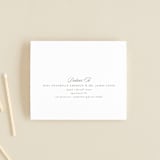 "Cascade" - Savvy Wedding Invitations in Mist by Lori Wemple - FREE Recipient Addressing