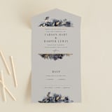 "Enchanted Blooms" - Savvy Wedding Invitations in Midnight by Lori Wemple - Open