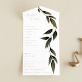 "Cascading Vine" - Savvy Wedding Invitations in Ivory by Susan Moyal - Open