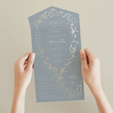 "love drops" - Savvy Wedding Invitations in Pale by Phrosné Barwood - Foil Interior