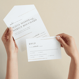 "Henley" - Savvy Wedding Invitations in Quartz by Kristie Kern - Animated View