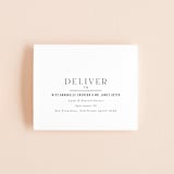 "Finley" - Savvy Wedding Invitations in Graphite by Kristie Kern - FREE Recipient Addressing