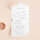 "far and away" - Savvy Wedding Invitations in Lily by Design Lotus - Open