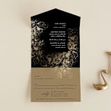 "fairytale dust" - Savvy Wedding Invitations in Midnight by Phrosné Barwood - Open
