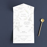 "Halcyon" - Savvy Wedding Invitations in Snow by Leah Bisch - Open