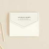 "Vintage Garden Invite" - Savvy Wedding Invitations in Vintage Beige by Alisa Wismer - Closed