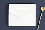 "Our Something Blue" - Savvy Wedding Invitations in Ocean by AK Graphics - Closed