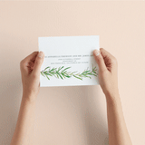 "Simple Sprigs" - Savvy Wedding Invitations in Fern by Erin Deegan - How it works