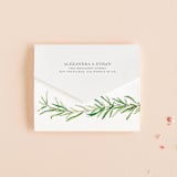 "Simple Sprigs" - Savvy Wedding Invitations in Fern by Erin Deegan - Closed
