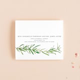 "Simple Sprigs" - Savvy Wedding Invitations in Fern by Erin Deegan - FREE Recipient Addressing