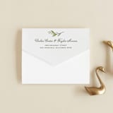 "Rustic Love" - Savvy Wedding Invitations in Parchment by GeekInk Design - Closed