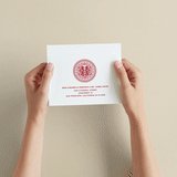 "Double Happiness Seal" - Savvy Wedding Invitations in Carmine by Lori James - How it works