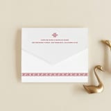 "Double Happiness Seal" - Savvy Wedding Invitations in Carmine by Lori James - Closed
