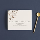 "Gone To Seed" - Savvy Wedding Invitations in Taupe by Honeybunch Studio - FREE Recipient Addressing