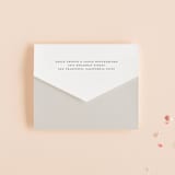 "Classical" - Savvy Wedding Invitations in Taupe by Jessica Williams - Closed