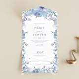 "Big Blooms" - Savvy Wedding Invitations in Dew by Grace Kreinbrink - Front Open