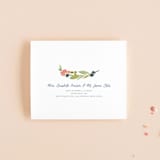 "Watercolor Wreath" - Savvy Wedding Invitations in Grapefruit by Yao Cheng Design - FREE Recipient Addressing