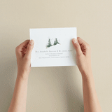 "On the Slopes" - Savvy Wedding Invitations in Fog by Mere Paper - How it works